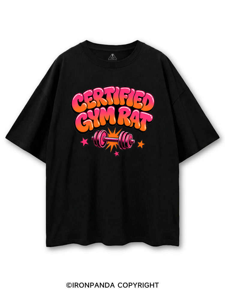 CERTIFIED GYM RAT FUNNY COTTON PUMP COVER