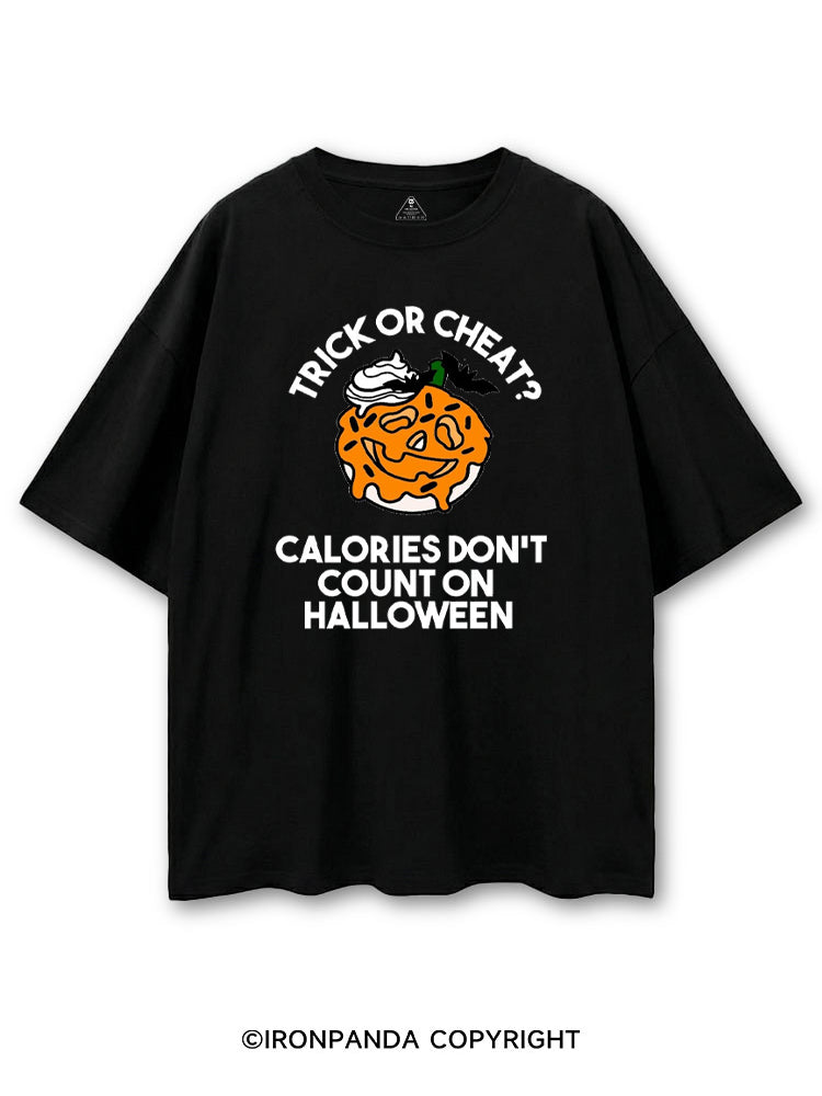 TRICK OR CHEAT? CALORIES DON'T COUNT ON HALLOWEEN COTTON PUMP COVER