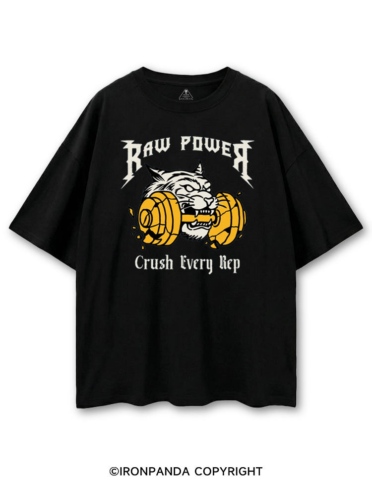 RAW POWER CRUSH EVERY REP TIGER COTTON PUMP COVER