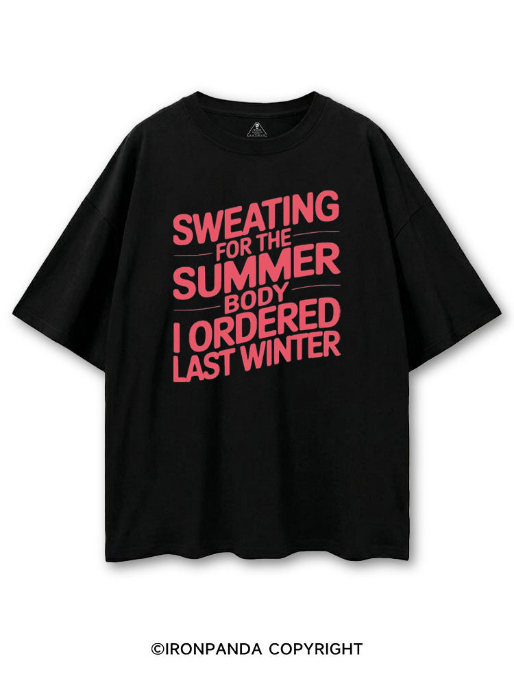 SWEATING FOR THE SUMMER BODY I ORDERED LAST SUMMER COTTON PUMP COVER