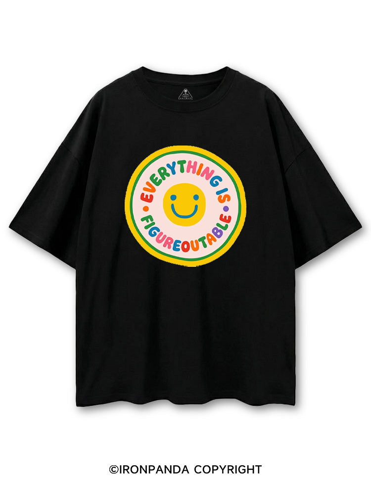 EVERYTHING IS FIGUREOUTABLE GYM SMILE COTTON PUMP COVER