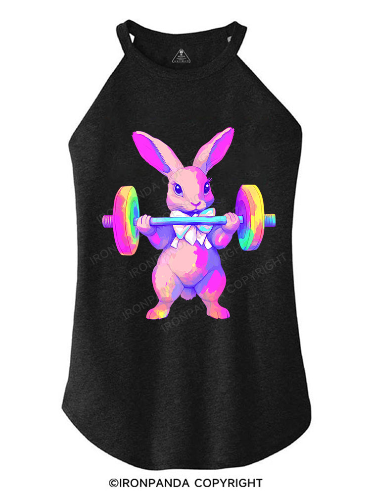 HOP HARD, LIFT HARDER TRI ROCKER COTTON TANK