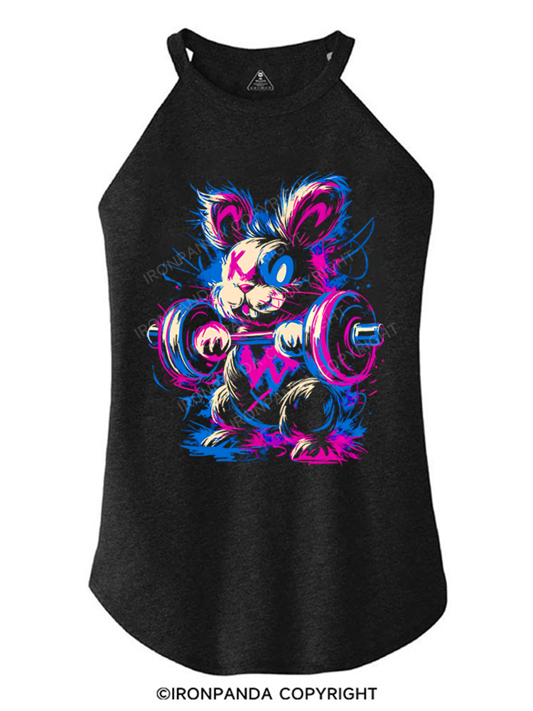 IRON BUNNY TRI ROCKER COTTON TANK