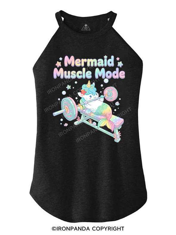 Mermaid Muscle Mode ROCKER COTTON TANK