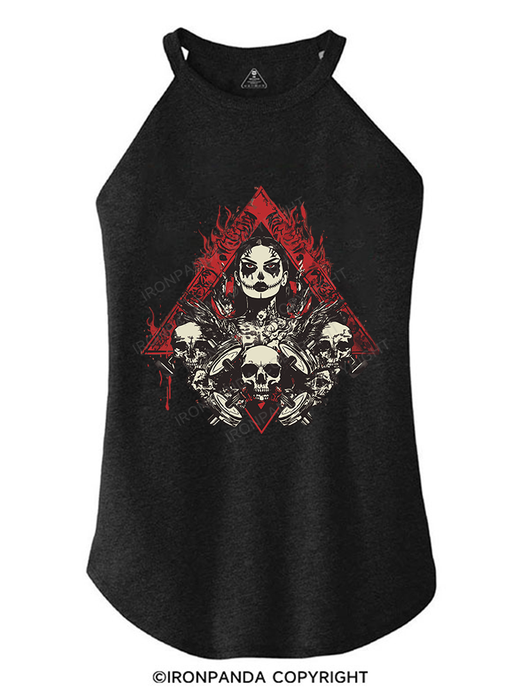 DEADLIFT OR DIE TRI ROCKER COTTON TANK