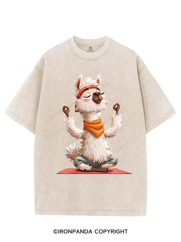 ALPACA YOGA VINTAGE GYM SHIRT