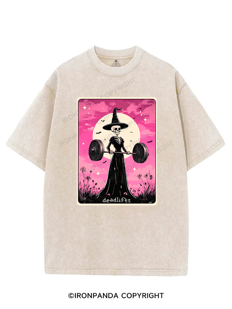 DEADLIFTING WITCHCRAFT VINTAGE GYM SHIRT