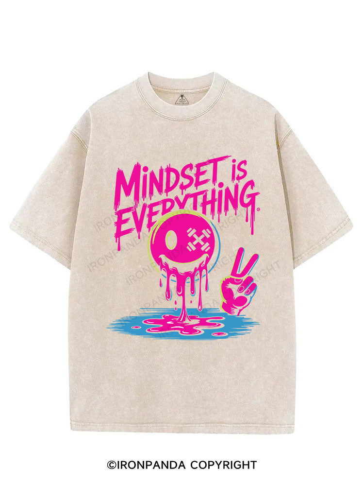 MINDSET IS EVERYTHING VINTAGE GYM SHIRT