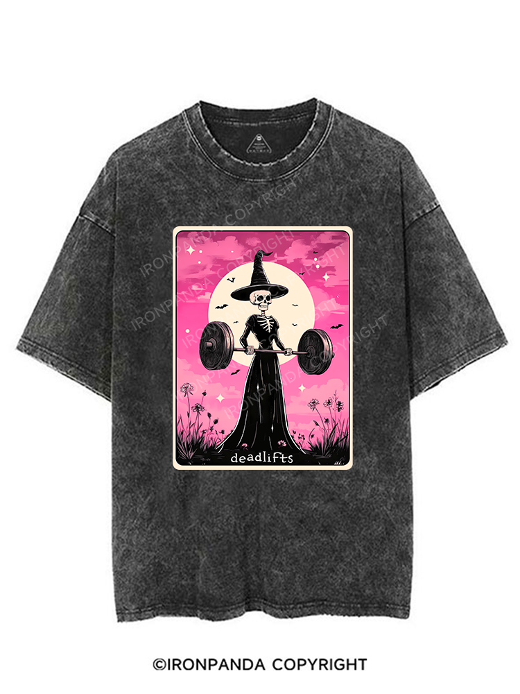 DEADLIFTING WITCHCRAFT VINTAGE GYM SHIRT