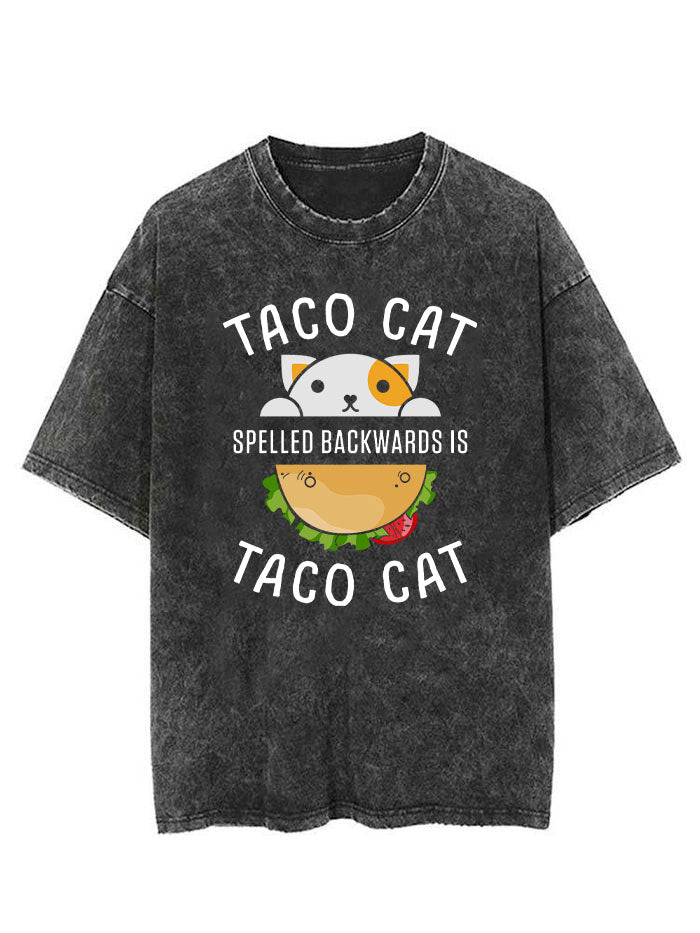 Taco Cat Vintage Gym Shirt