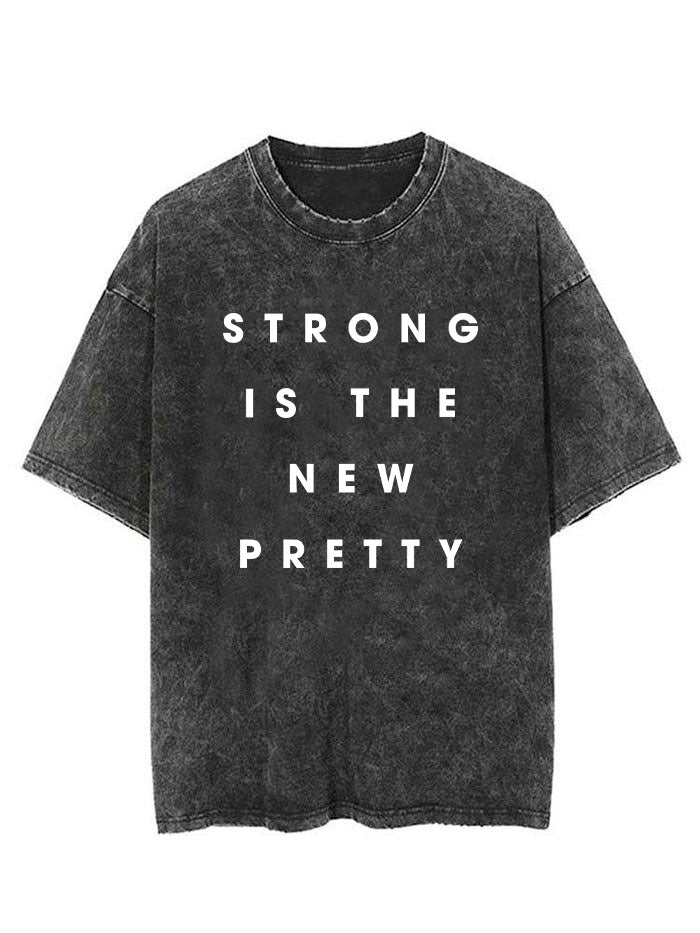 Strong is New Pretty Vintage Gym Shirt