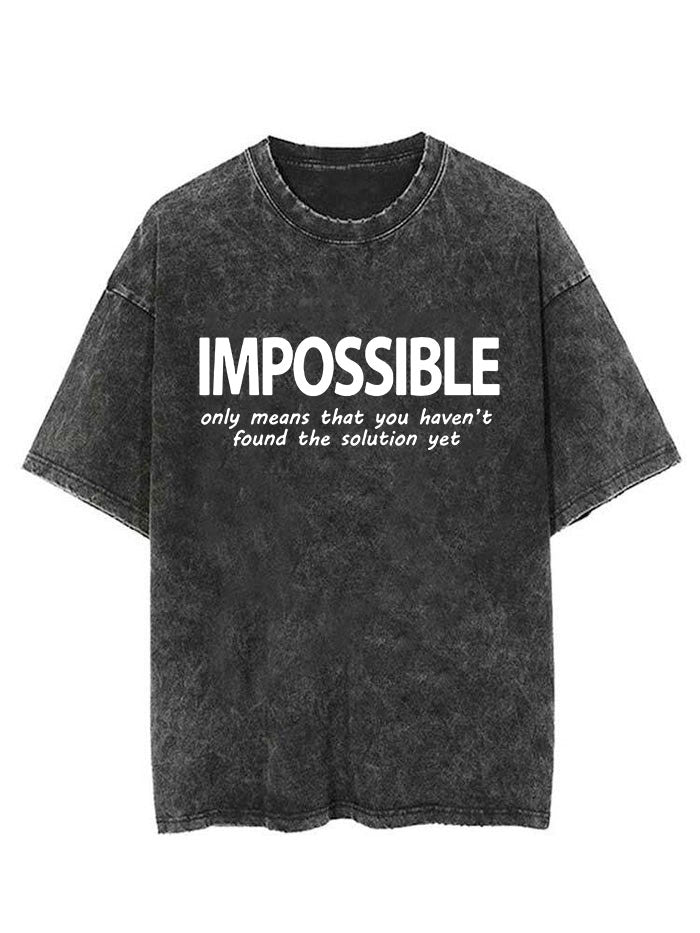 Impossible Vintage Gym Shirt