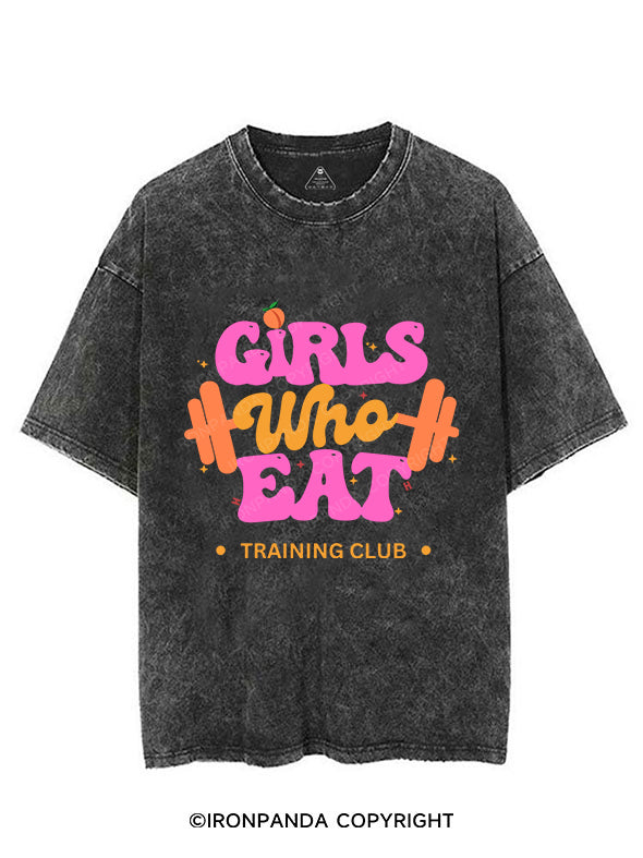 Girls Who Eat Vintage Gym Shirt