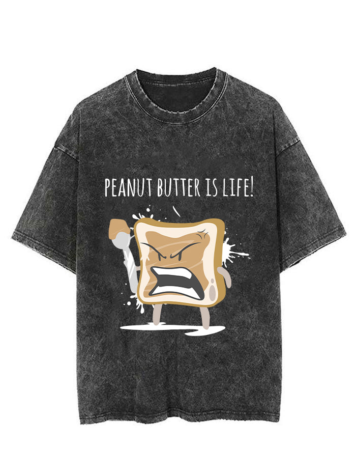 Peanut Butter Is Life Vintage Gym Shirt