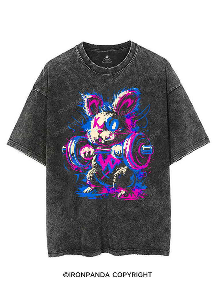 IRON BUNNY VINTAGE GYM SHIRT
