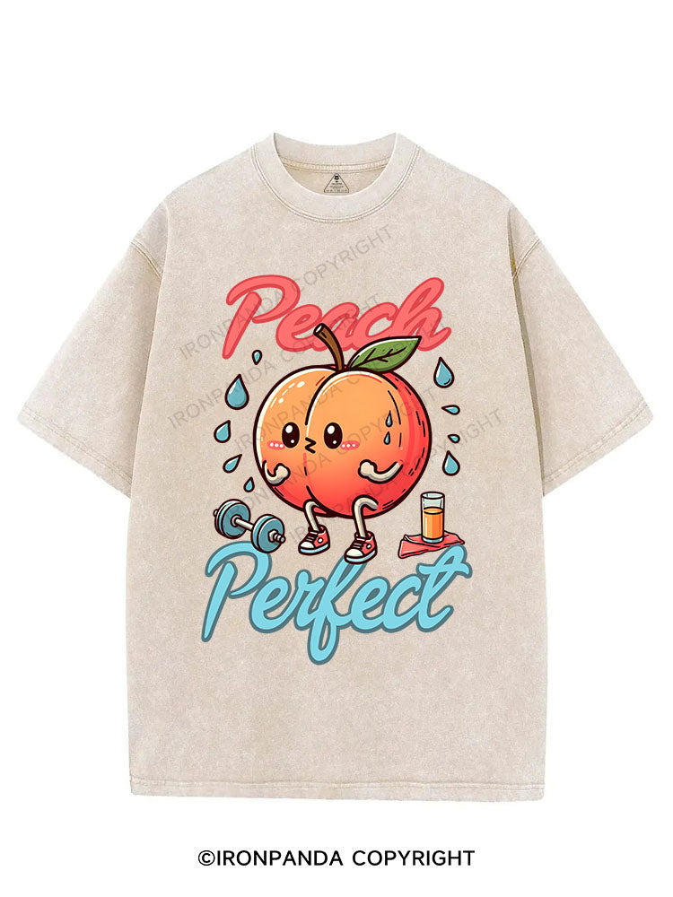 PEACH PERFECT VINTAGE GYM SHIRT