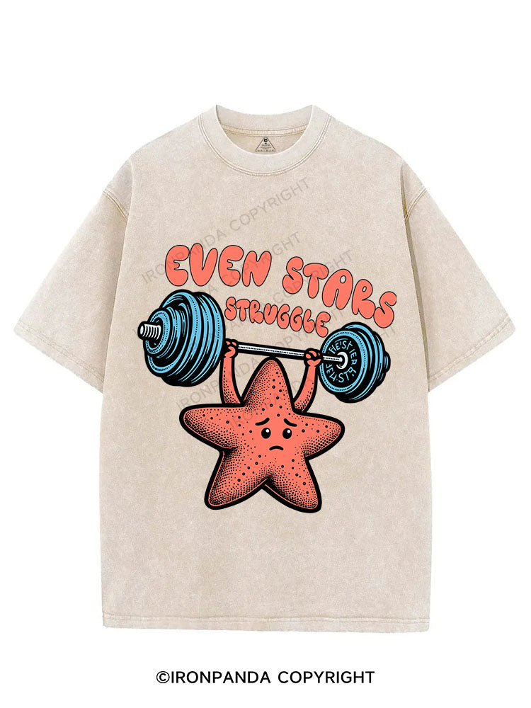 EVEN STARS STRUGGLE VINTAGE GYM SHIRT