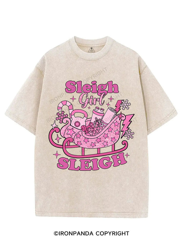 sleigh girl sleigh VINTAGE GYM SHIRT