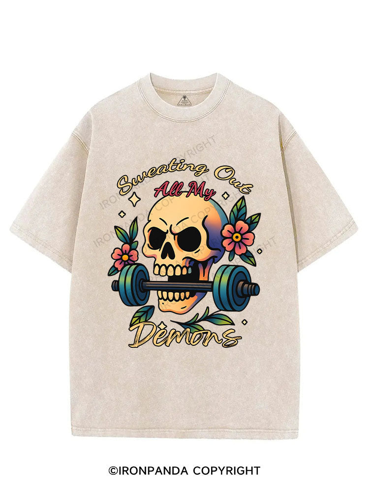 Sweating Out All My Demons VINTAGE GYM SHIRT