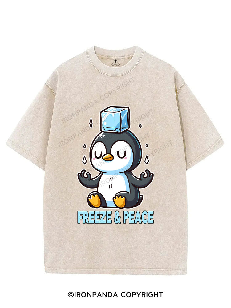 FREEZE & PEACE VINTAGE GYM SHIRT