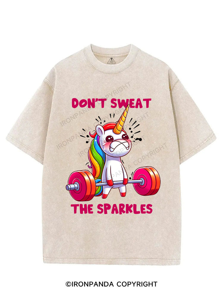 DON'T SWEAT THE SPARKLES VINTAGE GYM SHIRT