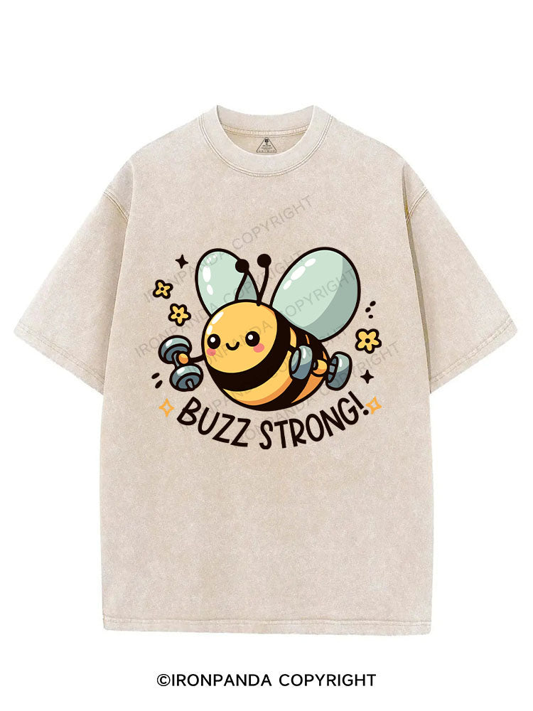Buzz Strong! VINTAGE GYM SHIRT