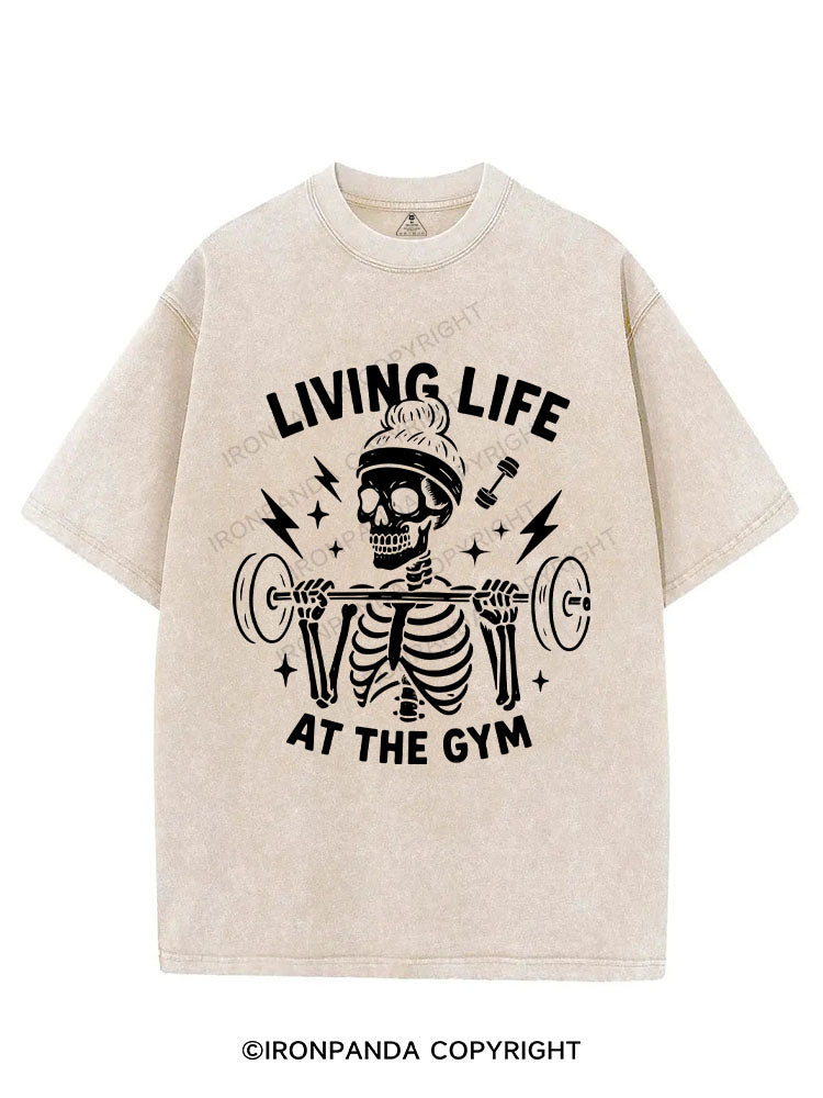 Living Life at the Gym VINTAGE GYM SHIRT