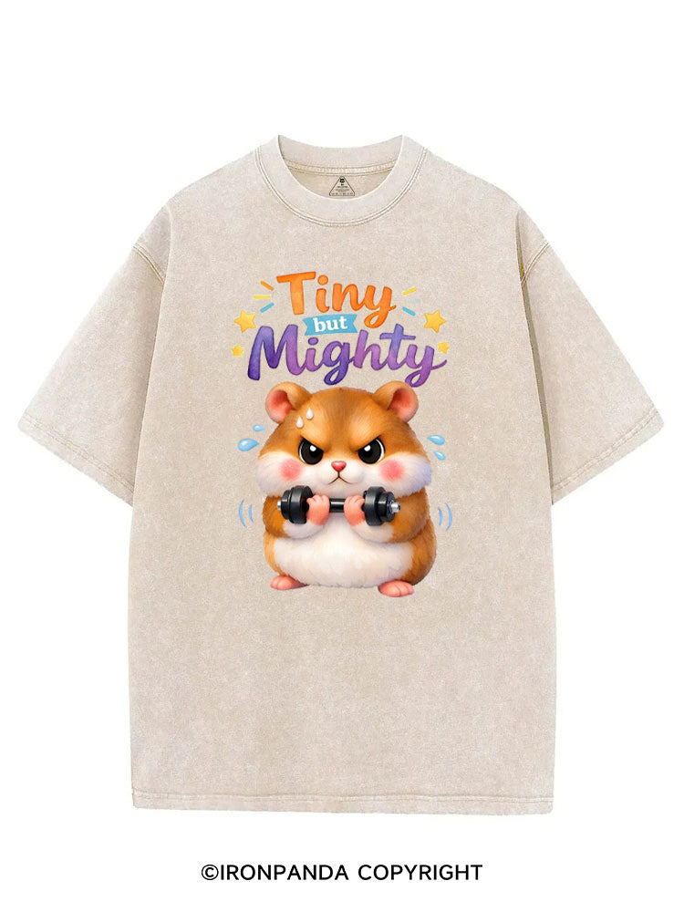 TINY BUT MIGHTY STRONG HAMSTER VINTAGE GYM SHIRT