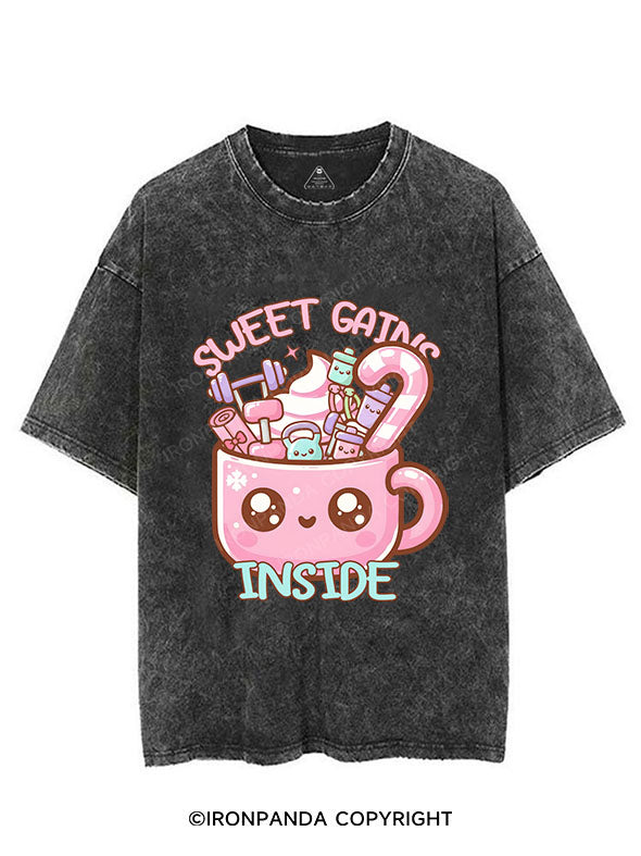 Sweet Gains Inside VINTAGE GYM SHIRT