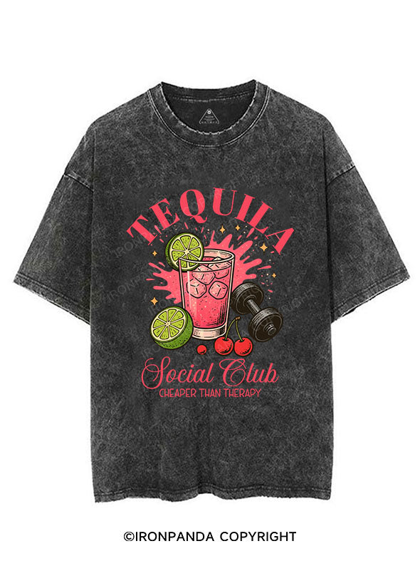 Tequila Social Club VINTAGE GYM SHIRT