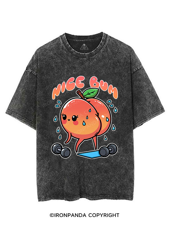 NICE BUM VINTAGE GYM SHIRT