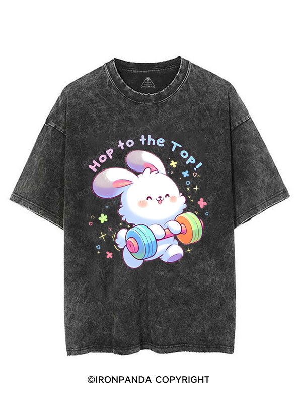 Hop to the Top! VINTAGE GYM SHIRT