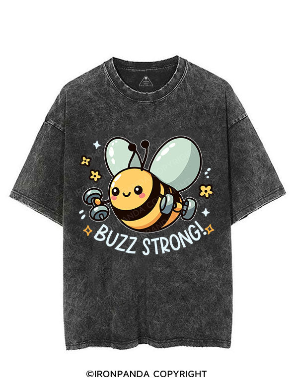 Buzz Strong! VINTAGE GYM SHIRT