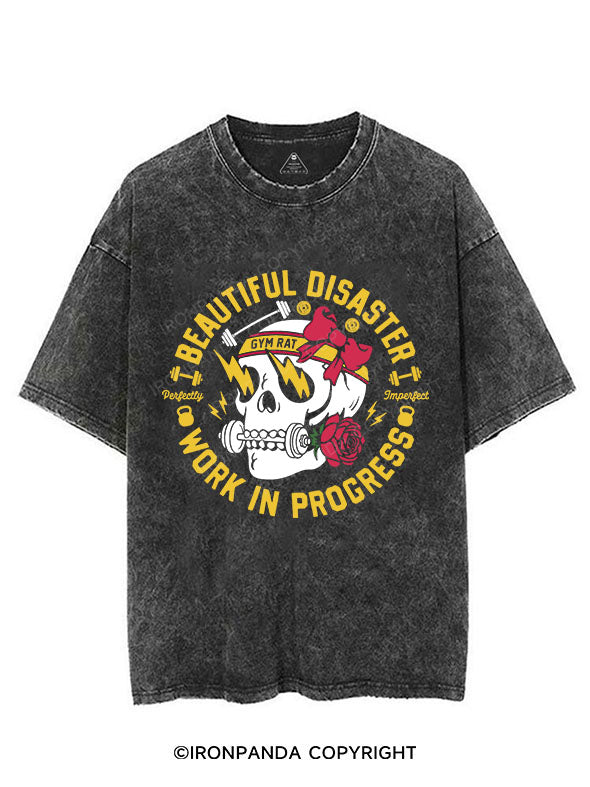 Beautiful Disaster VINTAGE GYM SHIRT