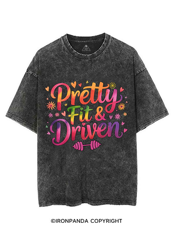 Pretty Fit & Driven VINTAGE GYM SHIRT