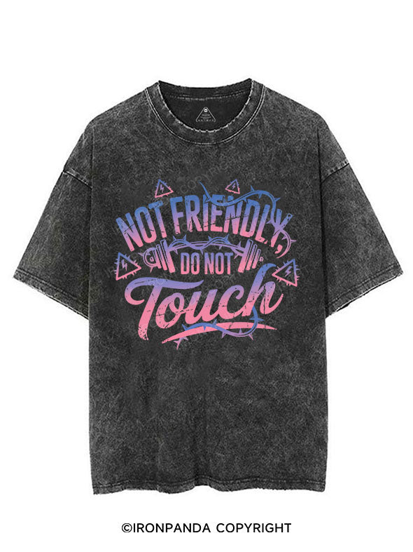 Not friendly, do not touch VINTAGE GYM SHIRT