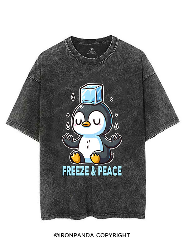 FREEZE & PEACE VINTAGE GYM SHIRT