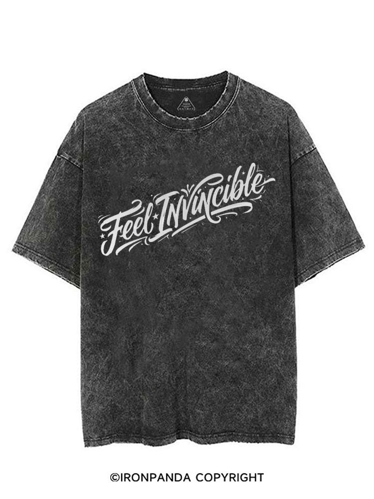 FEEL INVINCIBLE VINTAGE GYM SHIRT