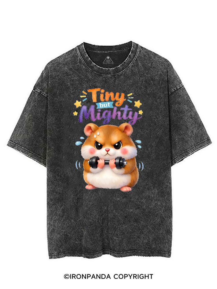 TINY BUT MIGHTY STRONG HAMSTER VINTAGE GYM SHIRT