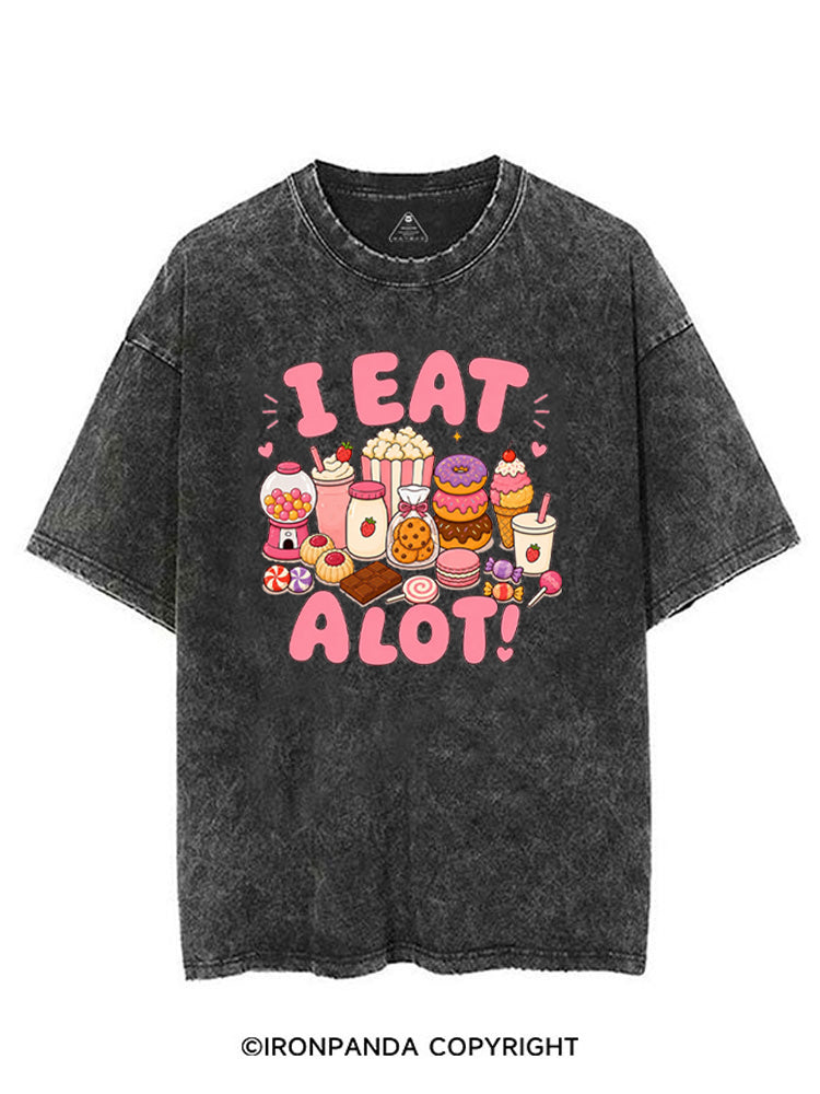 I EAT A LOT! VINTAGE GYM SHIRT