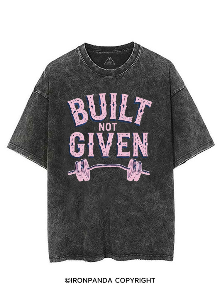 BUILT NOT GIVEN WORKOUT VINTAGE GYM SHIRT