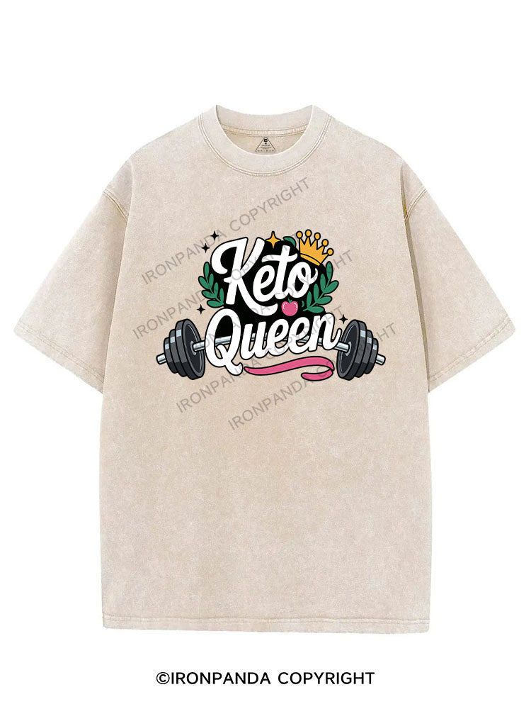 KETO QUEEN VINTAGE GYM SHIRT