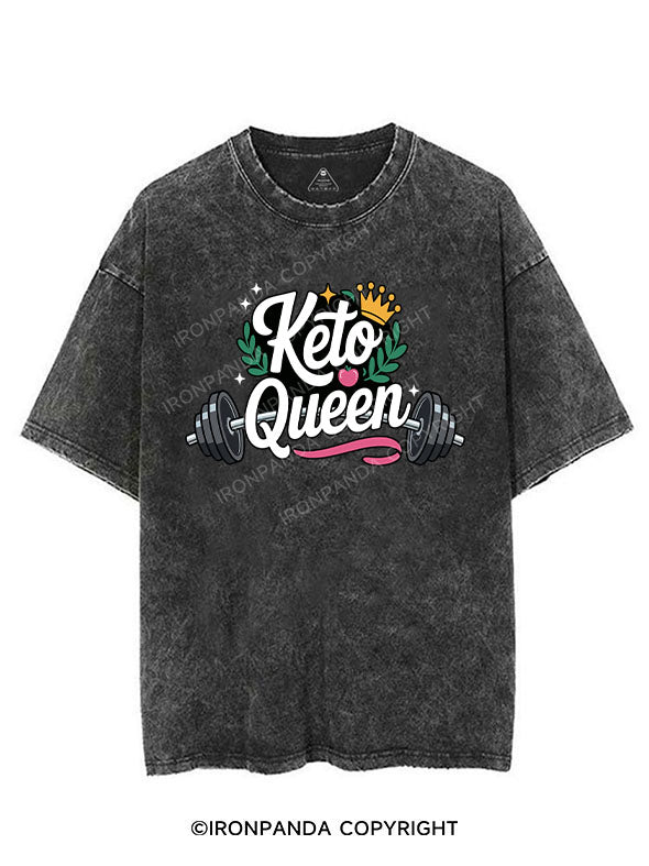 KETO QUEEN VINTAGE GYM SHIRT