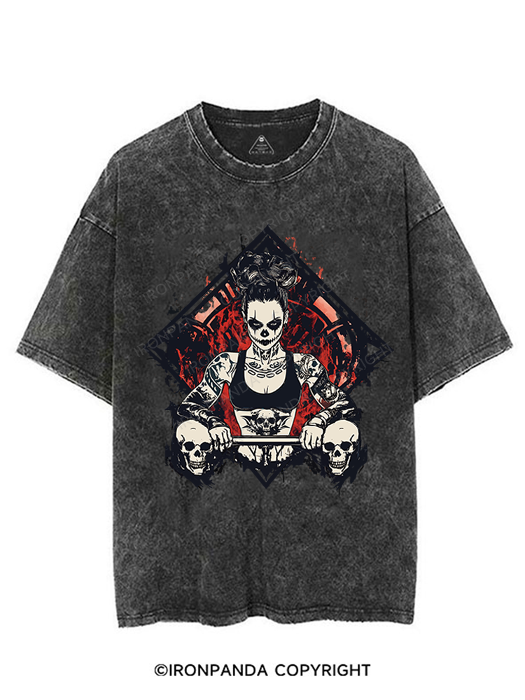 HEAVY LIFTS, DARK VIBES VINTAGE GYM SHIRT