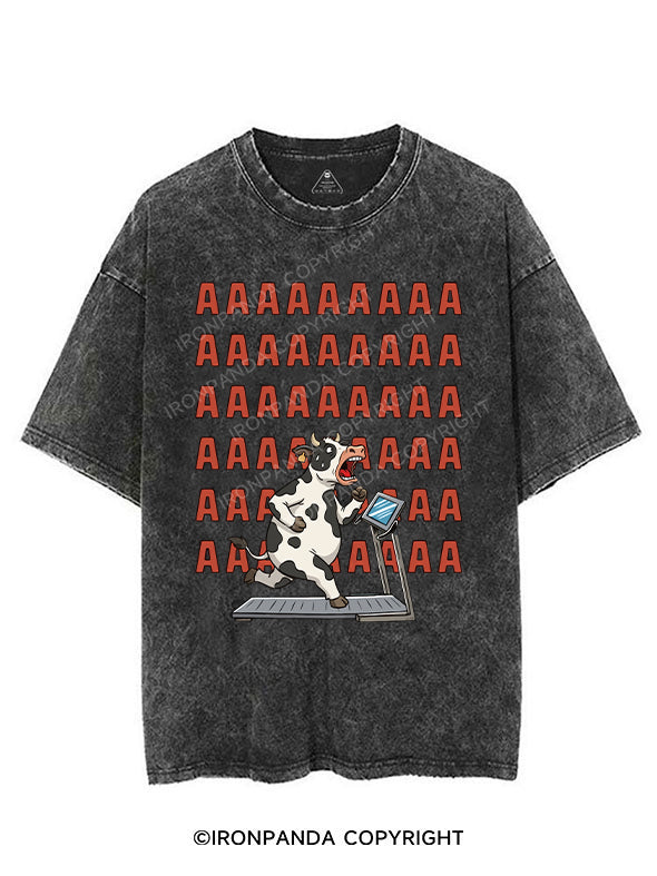 cow  cardio VINTAGE GYM SHIRT