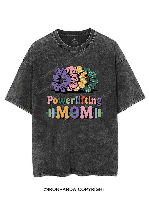 Powerlifting MOM VINTAGE GYM SHIRT