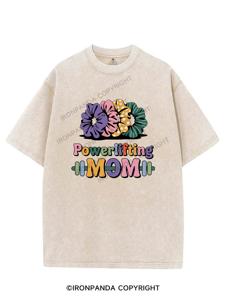 Powerlifting MOM VINTAGE GYM SHIRT