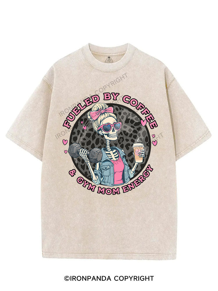 FUELED BY COFFEE & GYM MOM ENERGY VINTAGE GYM SHIRT