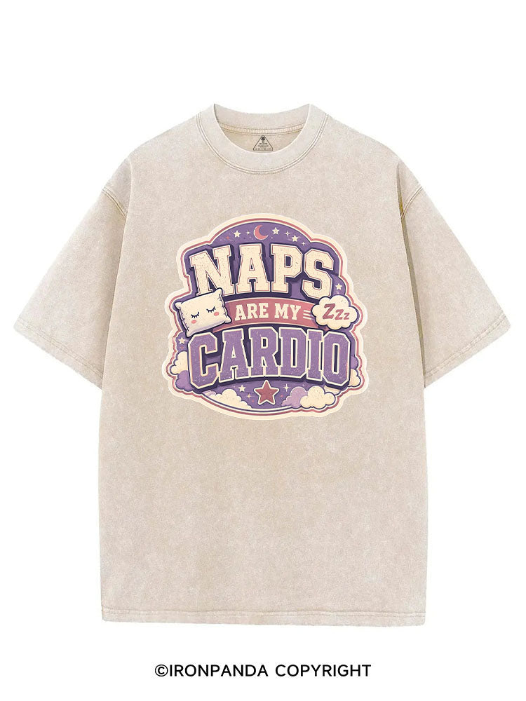 NAPS ARE MY CARDIO GYM VINTAGE GYM SHIRT