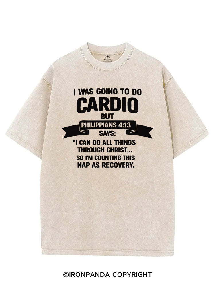 I WAS GOING TO DO CARDIO BUT... VINTAGE GYM SHIRT